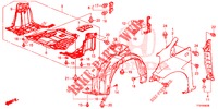 KOTFLUEGEL, VORNE  für Honda JAZZ 1.2 ELEGANCE 5 Türen 5 gang-Schaltgetriebe 2015