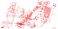 RUECKSITZ/SITZGURT, (D.) (1) für Honda JAZZ 1.2 ELEGANCE 5 Türen 5 gang-Schaltgetriebe 2015