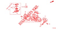 SCHLIESSZYLINDER KOMPONENTEN  für Honda JAZZ 1.2 ELEGANCE 5 Türen 5 gang-Schaltgetriebe 2015