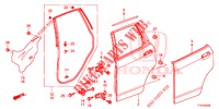 TUERTAFEL, HINTEN(4D)  für Honda JAZZ 1.2 ELEGANCE 5 Türen 5 gang-Schaltgetriebe 2015