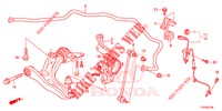 UNTERER ARM, VORNE/ STABILISATORFEDER  für Honda JAZZ 1.2 ELEGANCE 5 Türen 5 gang-Schaltgetriebe 2015