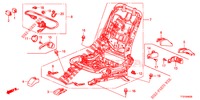 VORNE SITZKOMPONENTEN (D.) für Honda JAZZ 1.2 ELEGANCE 5 Türen 5 gang-Schaltgetriebe 2015