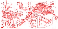 ZYLINDERBLOCK/OELWANNE  für Honda JAZZ 1.2 ELEGANCE 5 Türen 5 gang-Schaltgetriebe 2015