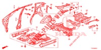 BODEN/INNENBLECHE  für Honda JAZZ 1.2 LSH 5 Türen 5 gang-Schaltgetriebe 2015
