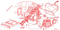 HEIZGEBLAESE (LH) für Honda JAZZ 1.2 LSH 5 Türen 5 gang-Schaltgetriebe 2015