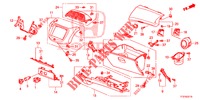 INSTRUMENT, ZIERSTUECK (COTE DE PASSAGER) (LH) für Honda JAZZ 1.2 LSH 5 Türen 5 gang-Schaltgetriebe 2015