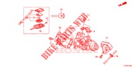 SCHLIESSZYLINDER KOMPONENTEN  für Honda JAZZ 1.2 LSH 5 Türen 5 gang-Schaltgetriebe 2015