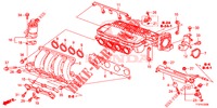 VERGASERISOLIERUNG/ ANSAUGKRUEMMER  für Honda JAZZ 1.2 LSH 5 Türen 5 gang-Schaltgetriebe 2015