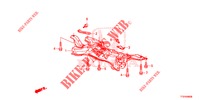 VORDERER HILFSRAHMEN  für Honda JAZZ 1.2 LSH 5 Türen 5 gang-Schaltgetriebe 2015