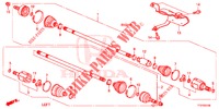 ANTRIEBSWELLE, VORNE/ HALBWELLE  für Honda JAZZ 1.2 S 5 Türen 5 gang-Schaltgetriebe 2015