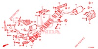 AUSPUFFROHR/SCHALLDAEMPFER (PGM FI)  für Honda JAZZ 1.2 S 5 Türen 5 gang-Schaltgetriebe 2015