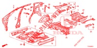 BODEN/INNENBLECHE  für Honda JAZZ 1.2 S 5 Türen 5 gang-Schaltgetriebe 2015