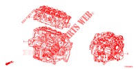 DICHTUNG SATZ/MOTOREINHEIT/GETRIEBE KOMPL.  für Honda JAZZ 1.2 S 5 Türen 5 gang-Schaltgetriebe 2015