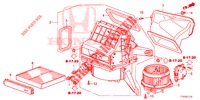 HEIZGEBLAESE (LH) für Honda JAZZ 1.2 S 5 Türen 5 gang-Schaltgetriebe 2015