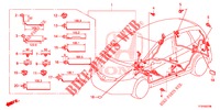 KABELBAUM (LH) (4) für Honda JAZZ 1.2 S 5 Türen 5 gang-Schaltgetriebe 2015
