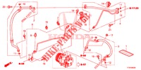 KLIMAANLAGE (FLEXIBLES/TUYAUX) (LH) für Honda JAZZ 1.2 S 5 Türen 5 gang-Schaltgetriebe 2015