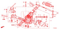 SERVOLENKGETRIEBE (LH) für Honda JAZZ 1.2 S 5 Türen 5 gang-Schaltgetriebe 2015