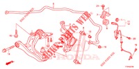 UNTERER ARM, VORNE/ STABILISATORFEDER  für Honda JAZZ 1.2 S 5 Türen 5 gang-Schaltgetriebe 2015
