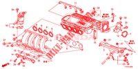 VERGASERISOLIERUNG/ ANSAUGKRUEMMER  für Honda JAZZ 1.2 S 5 Türen 5 gang-Schaltgetriebe 2015