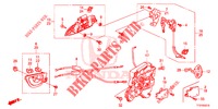 VORDERES TUERSCHLOSS/AEUSSERER GRIFF  für Honda JAZZ 1.2 S 5 Türen 5 gang-Schaltgetriebe 2015