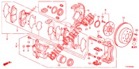 VORDERRADBREMSE  für Honda JAZZ 1.2 S 5 Türen 5 gang-Schaltgetriebe 2015