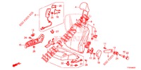 VORDERSITZ/SITZGURTE (D.) (1) für Honda JAZZ 1.2 S 5 Türen 5 gang-Schaltgetriebe 2015
