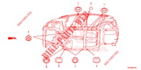 GUMMITUELLE (INFERIEUR) für Honda JAZZ 1.4 EXECUTIVE 5 Türen 6 gang-Schaltgetriebe 2016