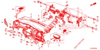 INSTRUMENTENBRETT, OBEN (LH) für Honda JAZZ 1.4 EXECUTIVE 5 Türen 6 gang-Schaltgetriebe 2016