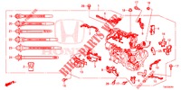 KABELBAUM (2) für Honda JAZZ 1.4 EXECUTIVE 5 Türen 6 gang-Schaltgetriebe 2016