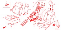 VORDERSITZ/SITZGURTE (D.) für Honda JAZZ 1.4 EXECUTIVE 5 Türen 6 gang-Schaltgetriebe 2016