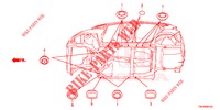 GUMMITUELLE (INFERIEUR) für Honda JAZZ 1.4 EXCLUSIVE 5 Türen 6 gang-Schaltgetriebe 2016