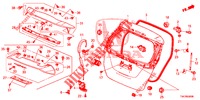 HECKKLAPPENPLATTE(2D)  für Honda JAZZ 1.4 EXCLUSIVE 5 Türen 6 gang-Schaltgetriebe 2016