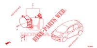 NEBELSCHEINWERFER  für Honda JAZZ 1.4 EXCLUSIVE 5 Türen 6 gang-Schaltgetriebe 2016