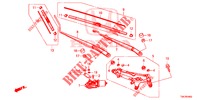 WINDSCHUTZSCHEIBENWISCHER (LH) (2) für Honda JAZZ 1.4 EXCLUSIVE 5 Türen 6 gang-Schaltgetriebe 2016