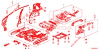 BODEN/INNENBLECHE  für Honda JAZZ 1.3 ELEGANCE 5 Türen 6 gang-Schaltgetriebe 2016