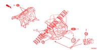GUMMITUELLE (ARRIERE) für Honda JAZZ 1.3 ELEGANCE 5 Türen 6 gang-Schaltgetriebe 2016