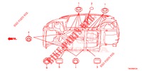 GUMMITUELLE (INFERIEUR) für Honda JAZZ 1.3 ELEGANCE 5 Türen 6 gang-Schaltgetriebe 2016