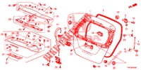 HECKKLAPPENPLATTE(2D)  für Honda JAZZ 1.3 ELEGANCE 5 Türen 6 gang-Schaltgetriebe 2016