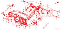 INSTRUMENTENBRETT, OBEN (LH) für Honda JAZZ 1.3 ELEGANCE 5 Türen 6 gang-Schaltgetriebe 2016