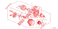 LICHTMASCHINE (2) (MITSUBISHI) für Honda JAZZ 1.3 ELEGANCE 5 Türen 6 gang-Schaltgetriebe 2016