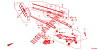 WINDSCHUTZSCHEIBENWISCHER (LH) (2) für Honda JAZZ 1.3 ELEGANCE 5 Türen 6 gang-Schaltgetriebe 2016