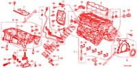 ZYLINDERBLOCK/OELWANNE (3) für Honda JAZZ 1.3 ELEGANCE 5 Türen 6 gang-Schaltgetriebe 2016