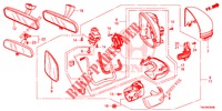 SPIEGEL/SCHIEBEDACH (COMMANDE A DISTANCE) für Honda JAZZ 1.4 ELEGANCE 5 Türen vollautomatische 2016