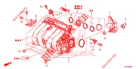 ANSAUGKRUEMMER (2) für Honda JAZZ 1.4 EXECUTIVE 5 Türen 6 gang-Schaltgetriebe 2017