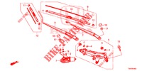WINDSCHUTZSCHEIBENWISCHER (LH) (2) für Honda JAZZ 1.4 EXECUTIVE 5 Türen 6 gang-Schaltgetriebe 2017