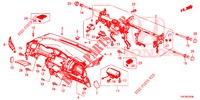 INSTRUMENTENBRETT, OBEN (LH) für Honda JAZZ 1.3 EXECUTIVE 5 Türen vollautomatische 2017