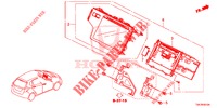 AUDIOEINHEIT (LH) (1) für Honda JAZZ 1.4 EXCLUSIVE 5 Türen 6 gang-Schaltgetriebe 2017