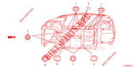 GUMMITUELLE (INFERIEUR) für Honda JAZZ 1.4 EXCLUSIVE 5 Türen 6 gang-Schaltgetriebe 2017