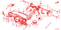 INSTRUMENTENBRETT, OBEN (LH) für Honda JAZZ 1.4 EXCLUSIVE 5 Türen 6 gang-Schaltgetriebe 2017