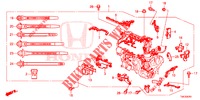 KABELBAUM (2) für Honda JAZZ 1.4 EXCLUSIVE 5 Türen 6 gang-Schaltgetriebe 2017